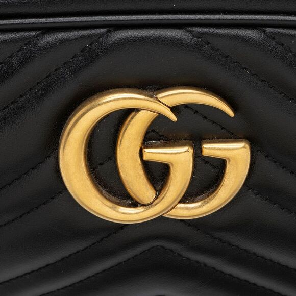 Gucci Matelasse Leather GG Marmont Small Camera Bag - Picture 9 of 15